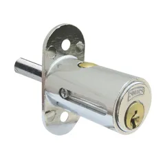 Cerradura Mueble para Puertas Corredizas Cromo