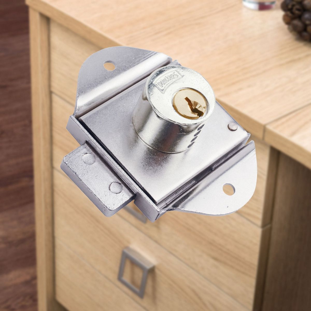 Philips - Cerrojo Mueble Acción Vertical Cromo