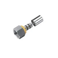 Conector reduccion r h gas 1/2x3/4