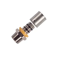 Conector reduccion   r m gas 1/2x3/8