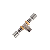 Tee gas r.m. gas1/2"x1/2"x1/2"