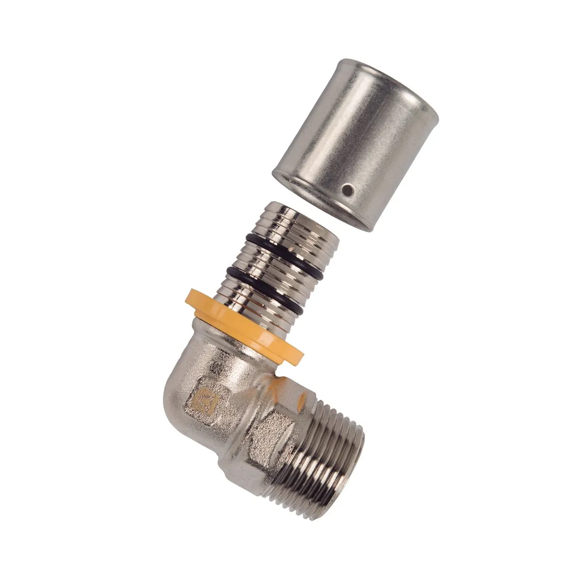 Codo 90° rosca macho gas 1/2", marca Urrea - Foto Principal