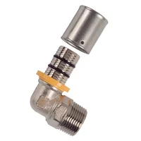 Codo 90° rosca macho gas 3/4"