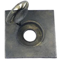 Coladera cuadrada 20 x20 cm fierro