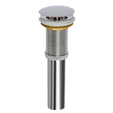 Contra para lavabo push Hongo Sin Rebosadero
