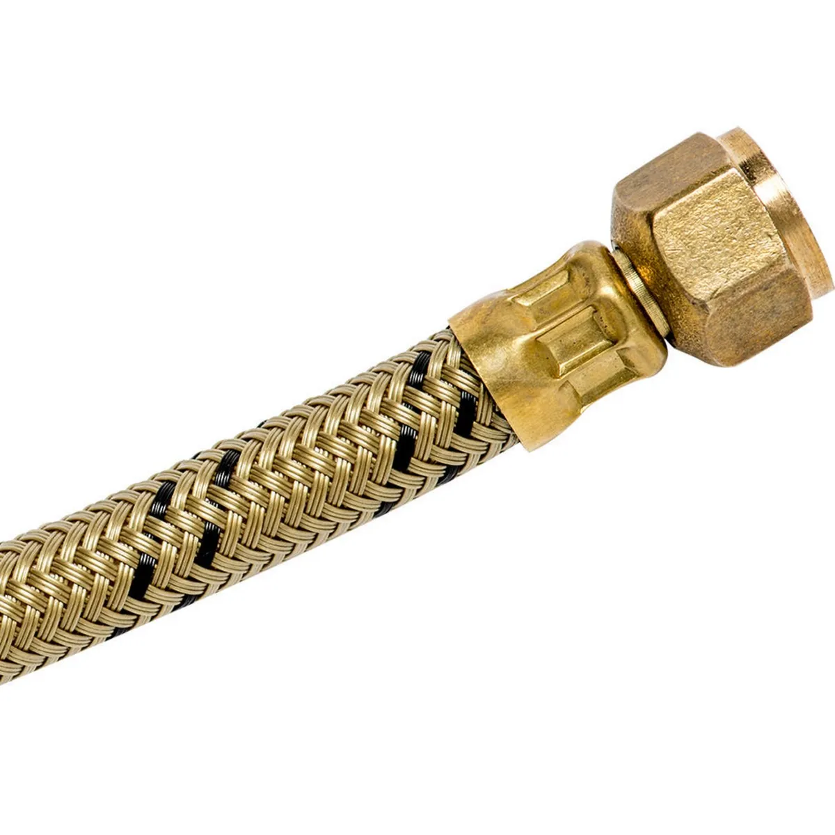 Miber - Manguera Vinigas Dorada 3/8Fx3/8Fx150Cm