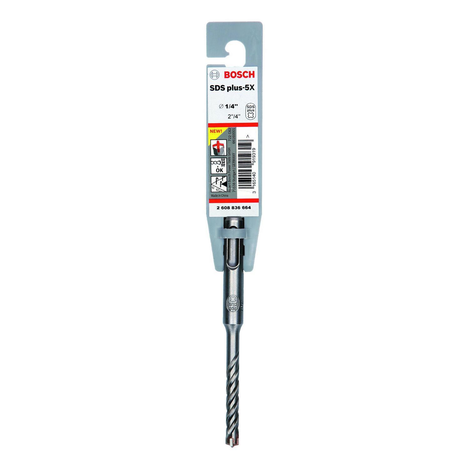 Bosch - Broca sds-plus 5x 1/4"x2"x4"