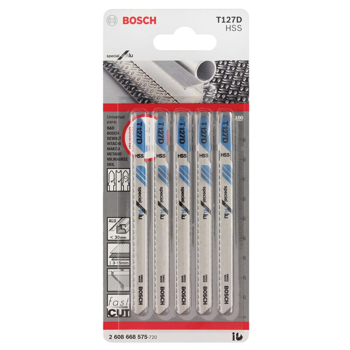 Bosch - Segueta T127D special for alu marca BOSCH
