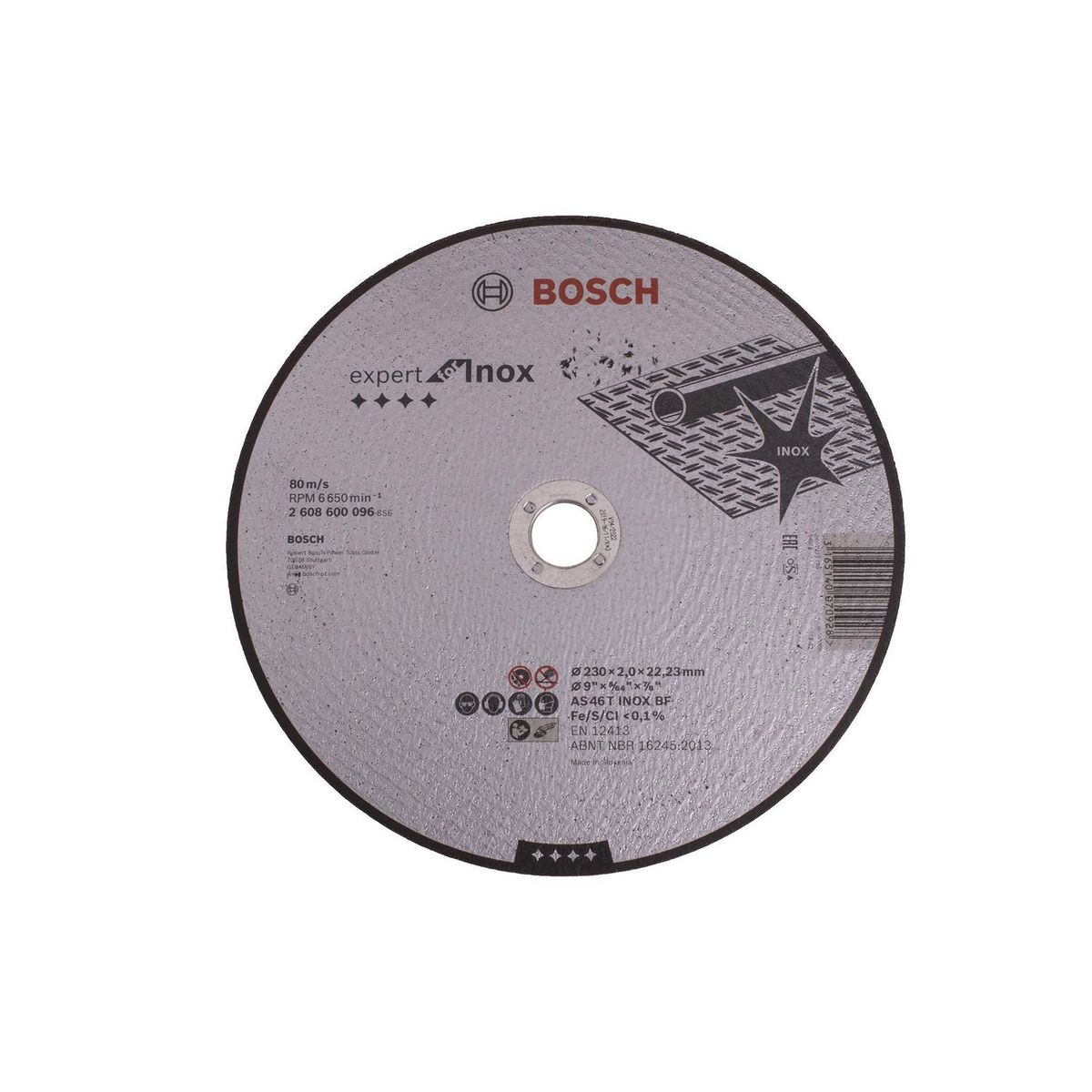 Bosch - Disco abr corte inox 9"x5/64" marca BOSCH