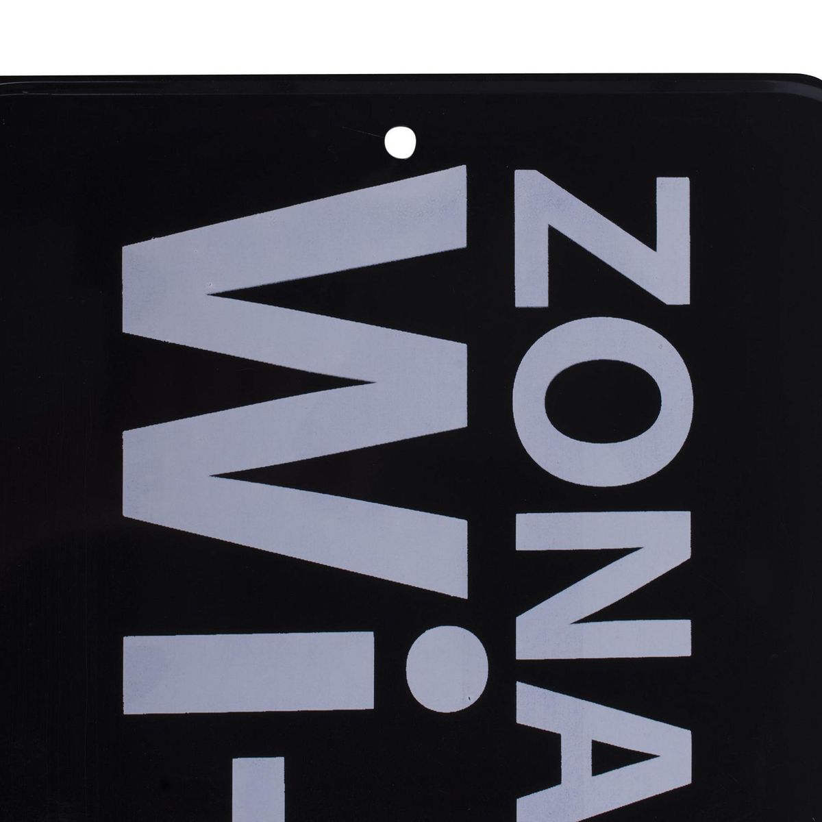 Señal "zona de wi-fi" placa rígida autoadherible 22.8 x 15.2 cm, marca Acrilicos Sablon - Foto 2