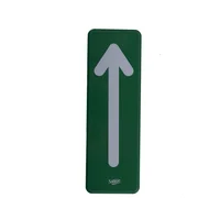Señal " flecha derecha o izquierda" placa rígida autoadherible 23 x 7.5 cm