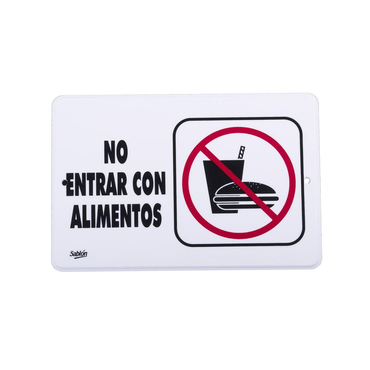 Señal "capacidades diferentes" placa rígida autoadherible 22.8 x 15. 2 cm, marca Acrilicos Sablon - Foto Principal
