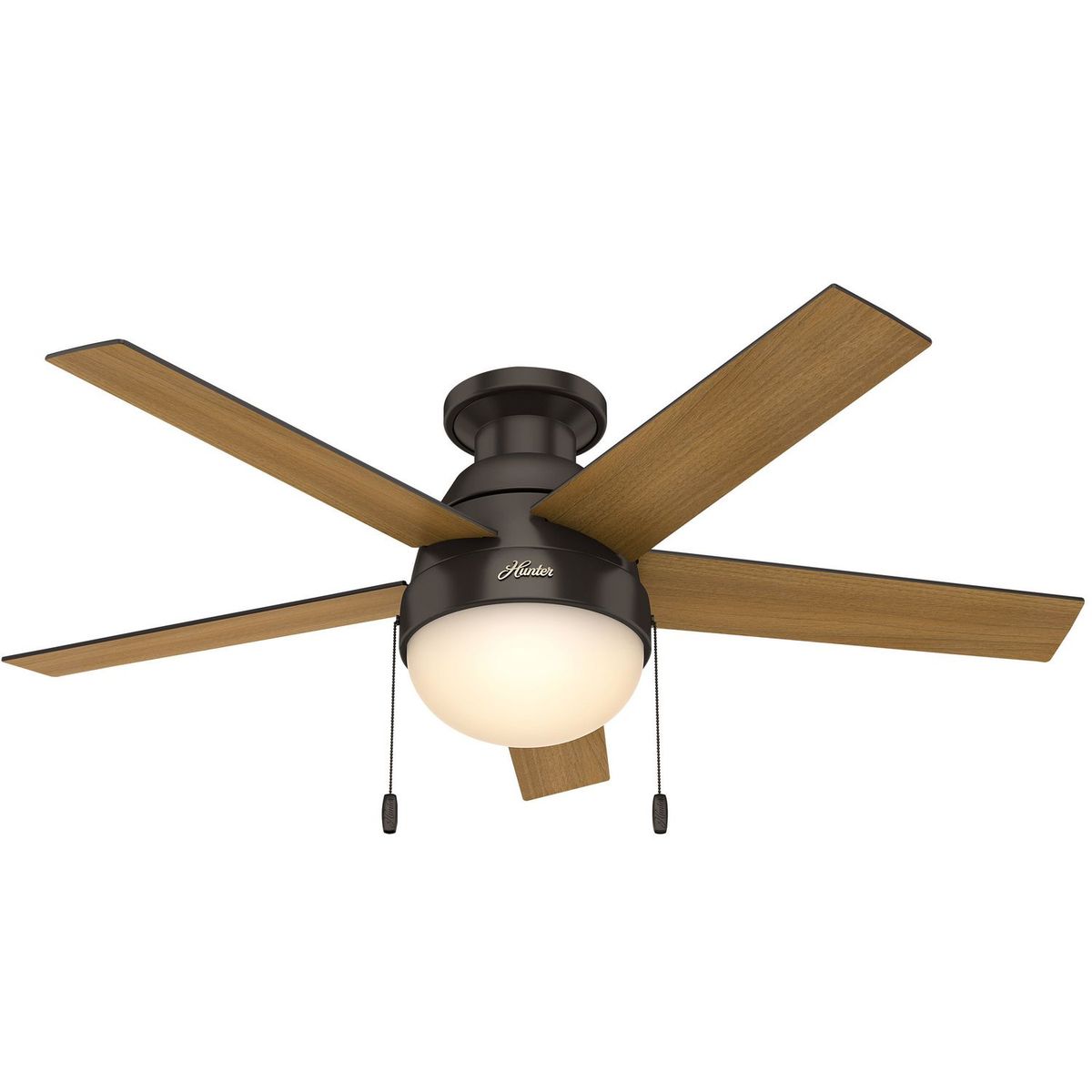 Hunter - Ventilador 46" Anslee 5aspas bronce