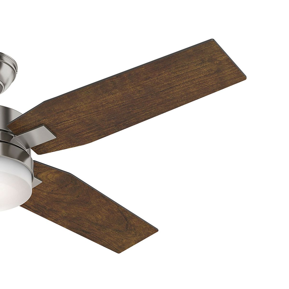 Hunter - Ventilador de Techo Mercado 4 Aspas y 1 Luz de 50" Café