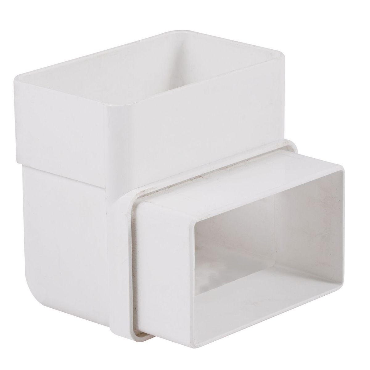 Codo 90° PVC rectangular, marca Amanco - Foto Principal