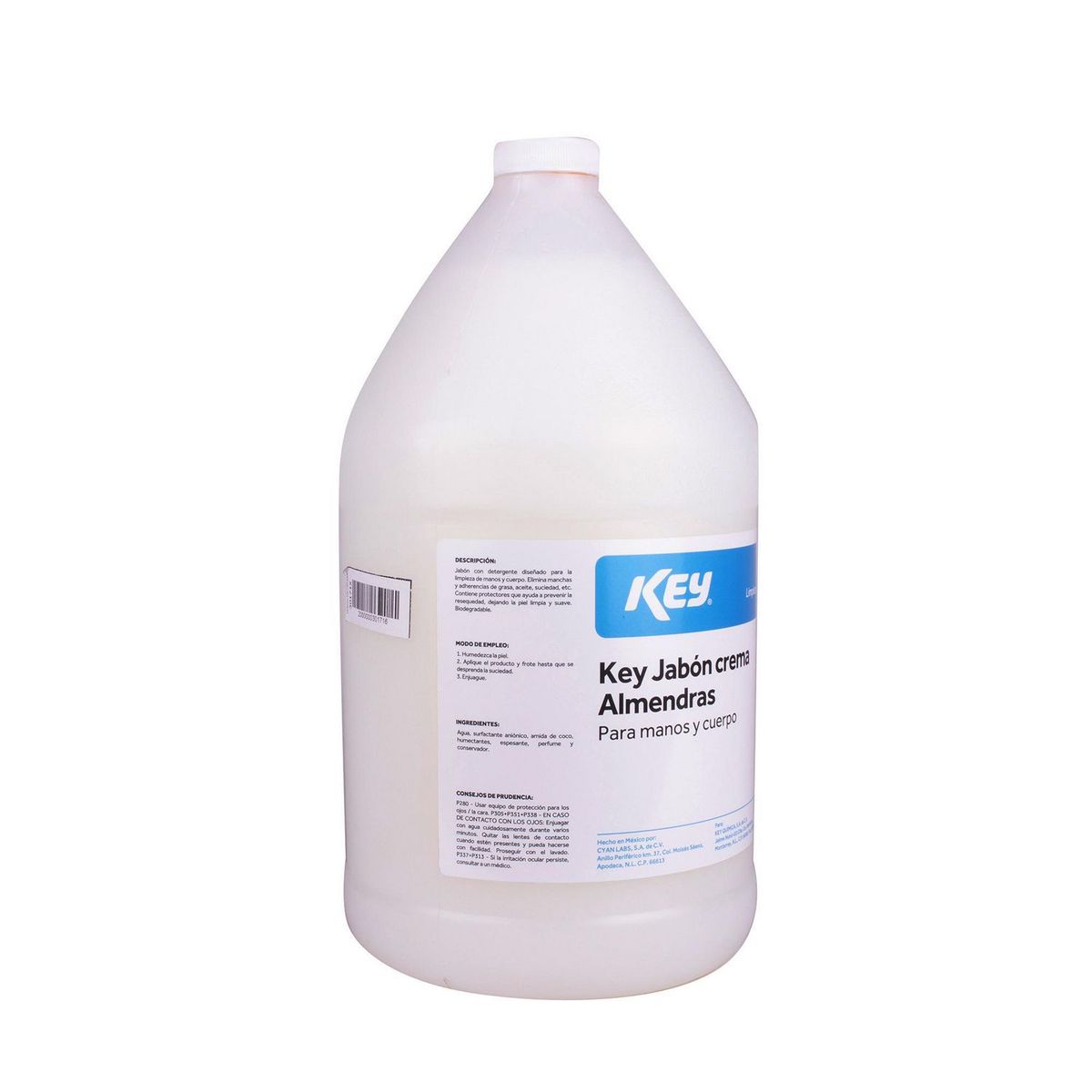 Jabón crema almendras 4 L, marca Key - Foto 2