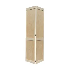Puerta Plegable MDF para Closet Triplay Kit de 80 x 213 cm Natural
