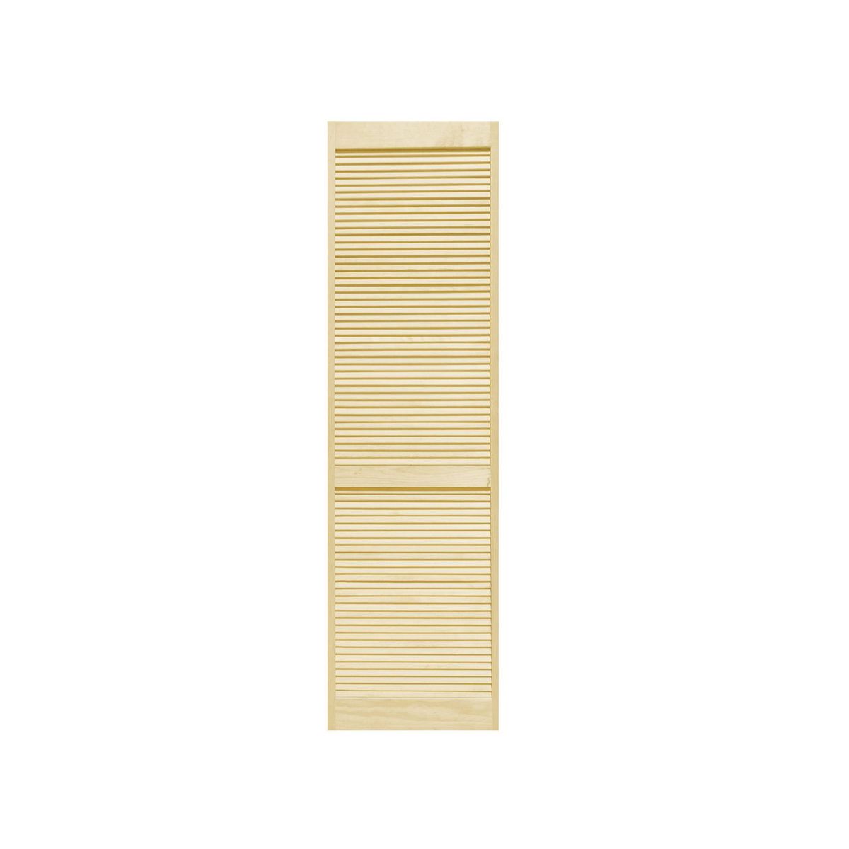 Madera Excel - Puerta Plegable MDF para Closet Rejilla de 40 x 213 cm Natural