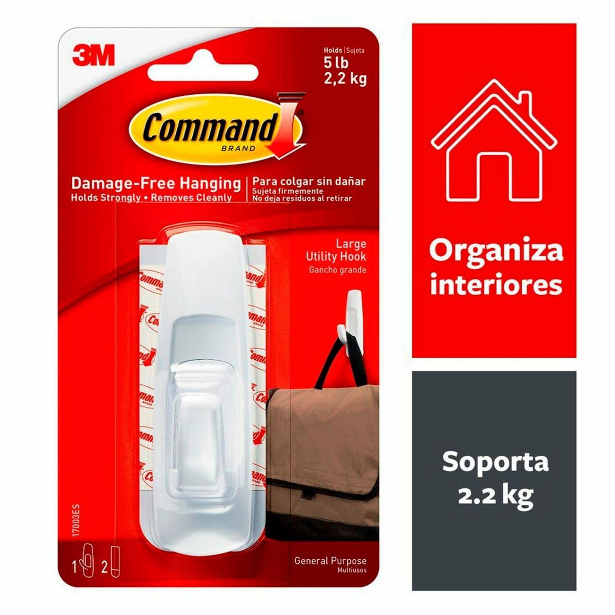 Gancho grande, marca 3M - Foto 2