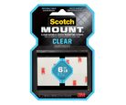 Tiras de Montaje Doble Cara Transparentes, 8 Piezas