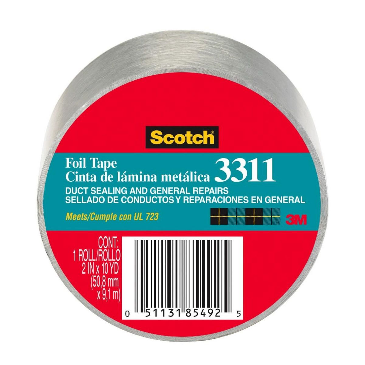 3M - Cinta Metálica, 1 Rollo