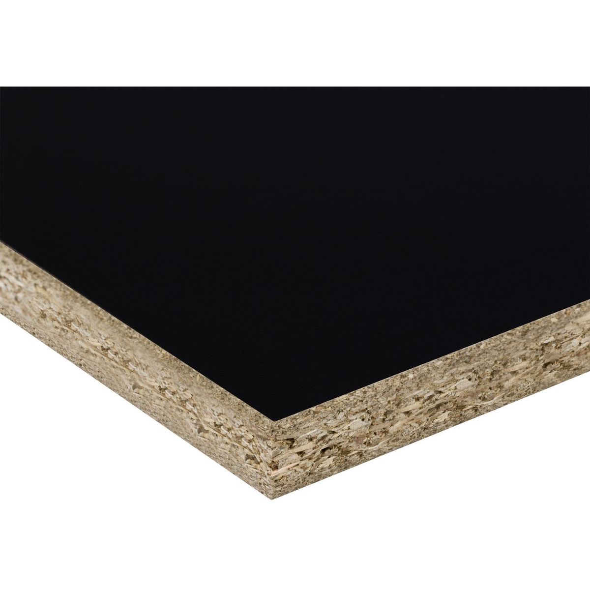 Melamina Negro Mate 16 mm 122 x 244 cm., marca Arauco - Foto Principal