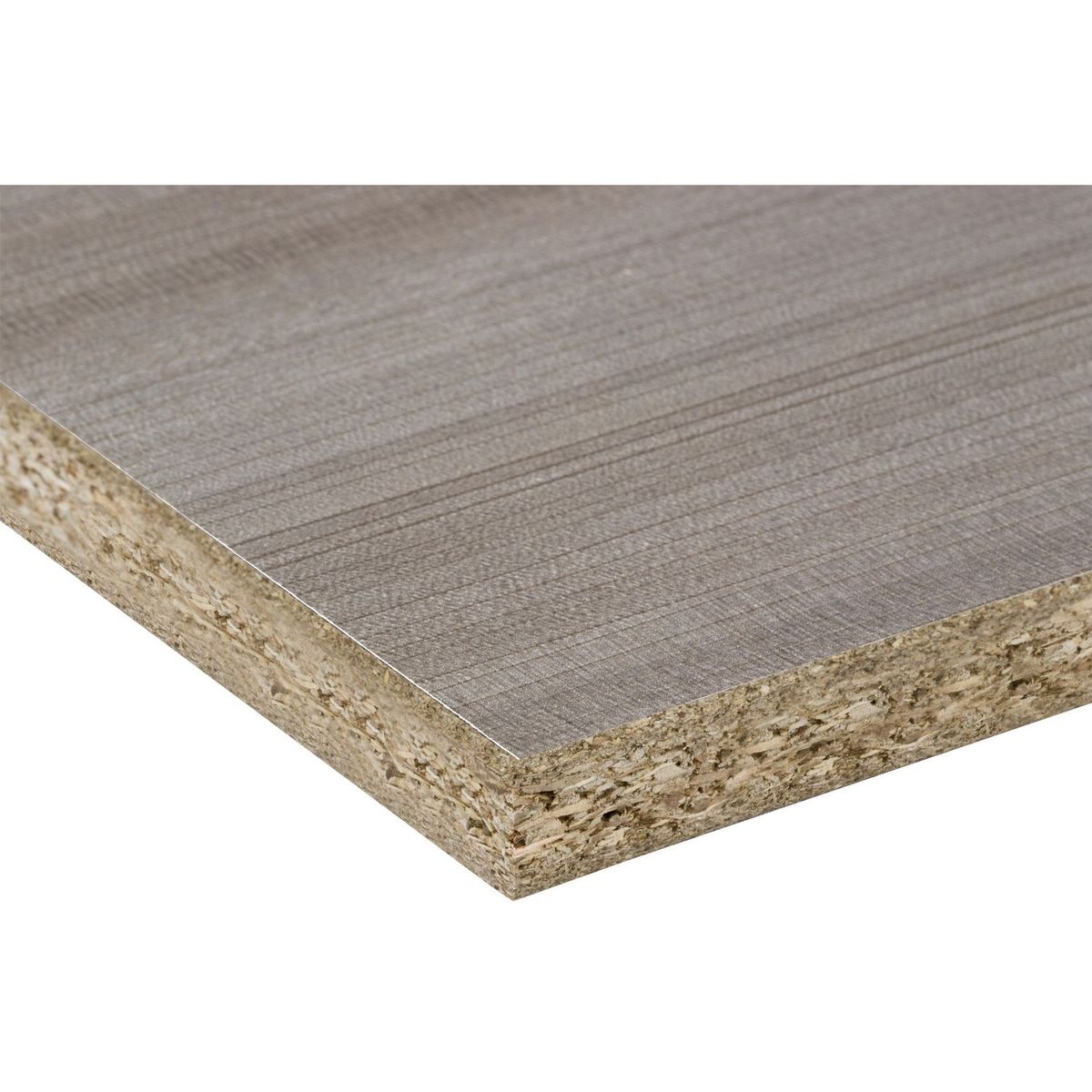 Arauco - Melamina Precompuesto Ceniza 16 mm 122 x 244 cm.
