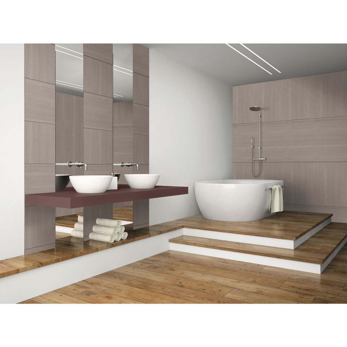 Arauco - Melamina Precompuesto Ceniza 16 mm 122 x 244 cm.