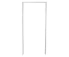 Marco de aluminio blanco 94 x 216 cm