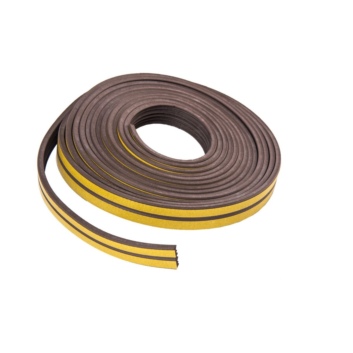 Tesa - Perfil flexible E para sellado de ventana 10 m x 9 mm x 4 mm café