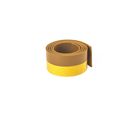 Perfil flexible bajo puertas 1 m x 38 mm café