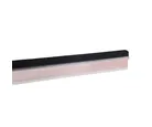 Perfil rígido bajo puertas 1 m x 37 mm trasparente