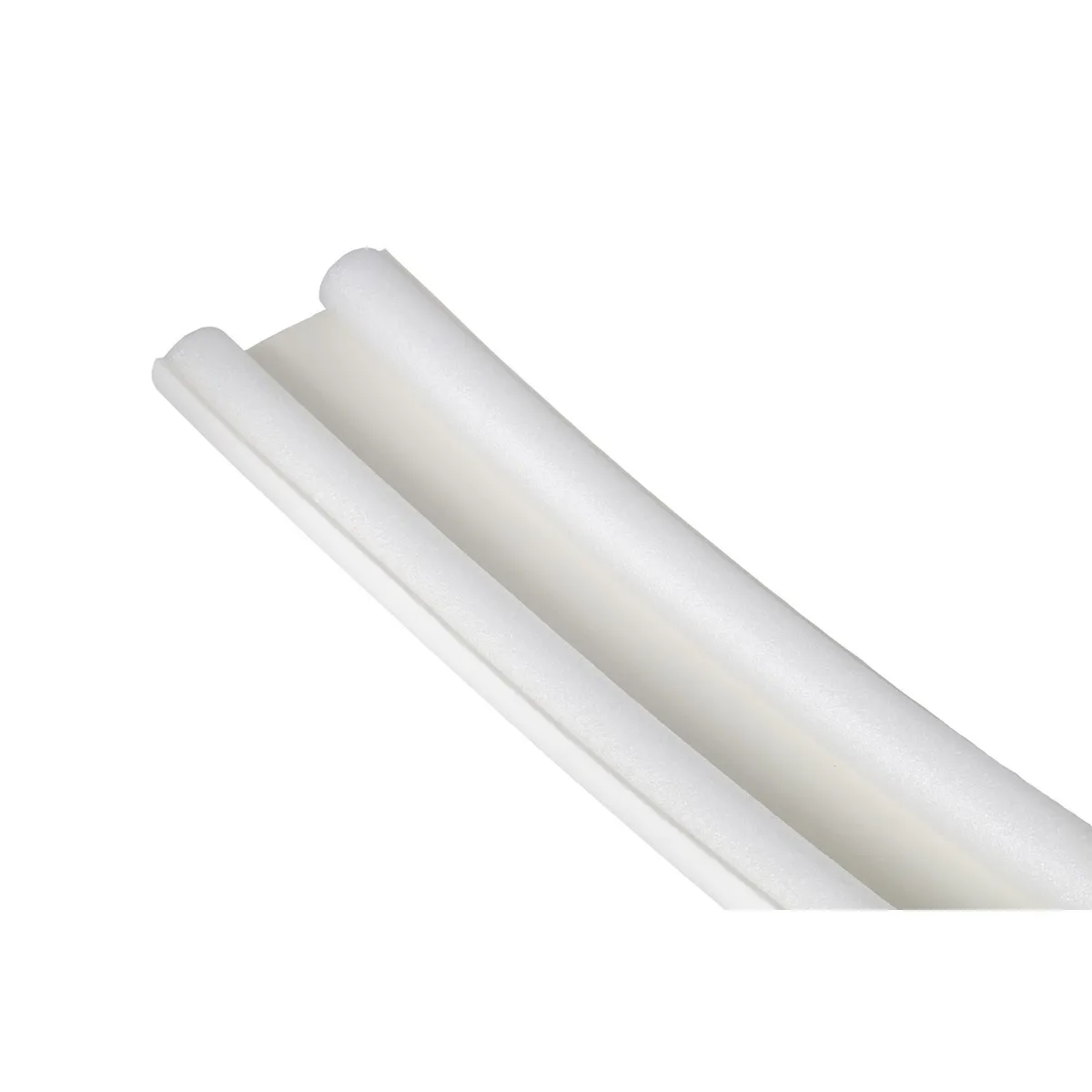 Tesa - Perfil doble rollo bajo puertas 1 m blanco