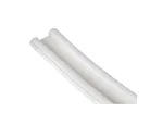 Perfil doble rollo bajo puertas 1 m blanco