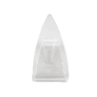 Gancho decorativo removible 5 piezas transparente