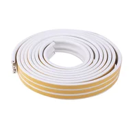 Perfil flexible para ventana 10 m x 9 mm x 4 mm blanco