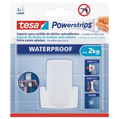 Gancho doble removible resistente al agua 1 pieza