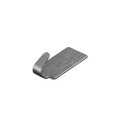 Gancho metálico permanente rectangular 4 piezas