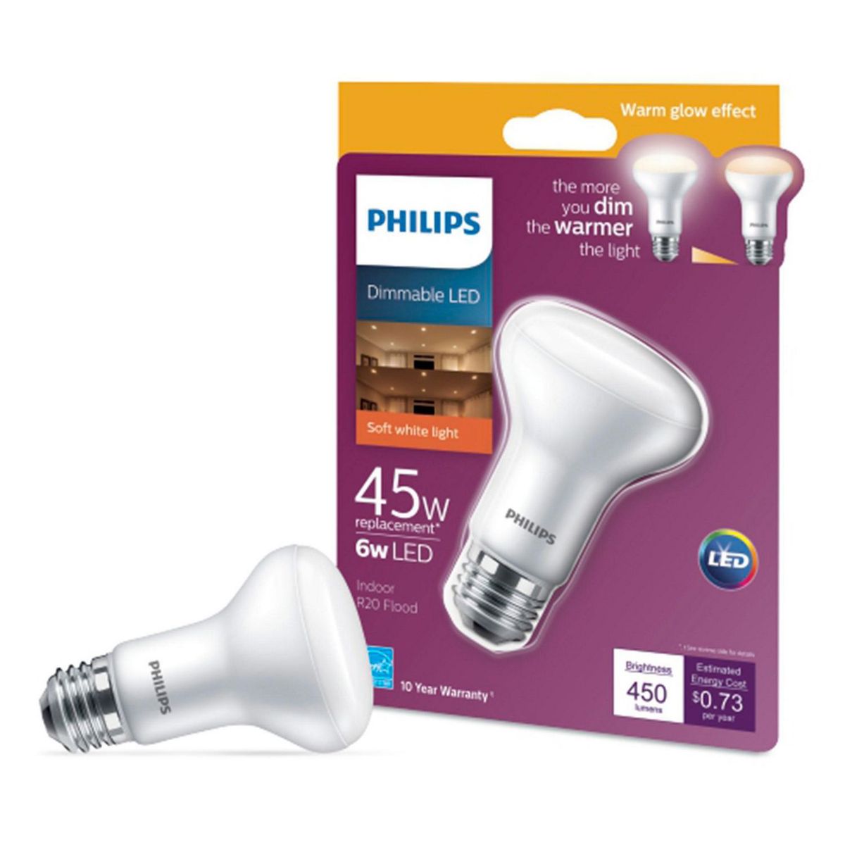 Philips - Reflector Led R20 E26