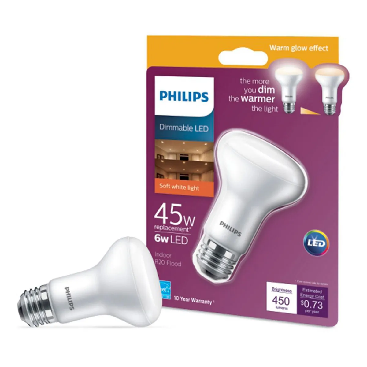Philips - Reflector Led R20 E26