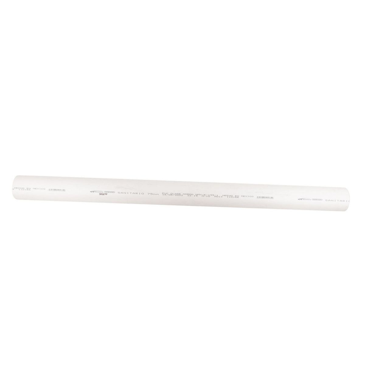 Tubo sanitario de norma de 75mm x 1m, marca Amanco - Foto 2