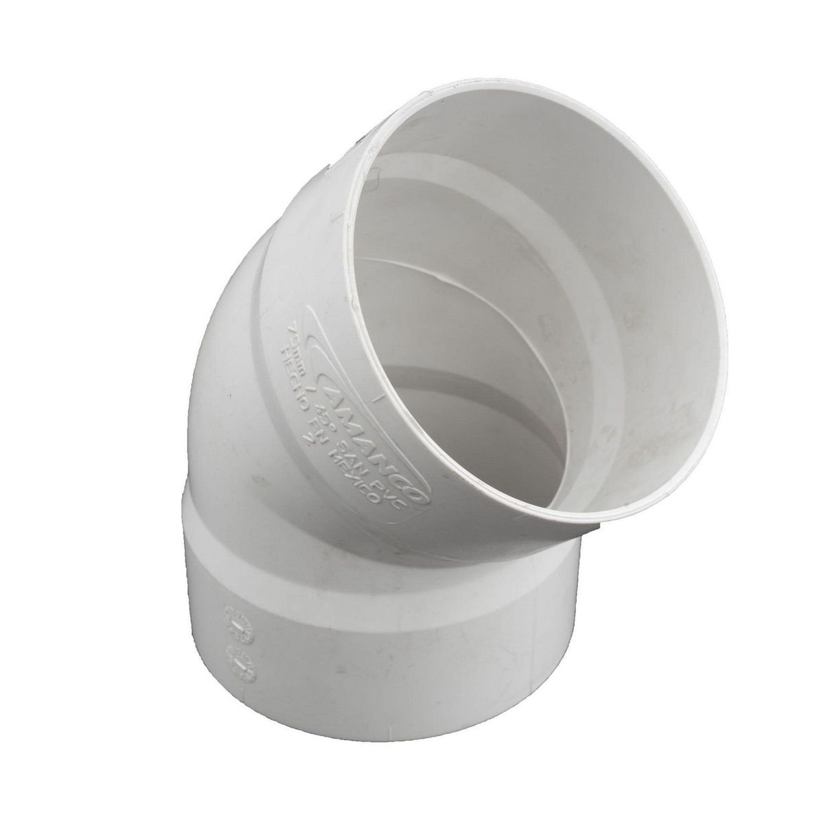 Amanco - Codo 45° sanitario de 75mm Cementar