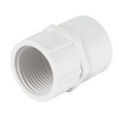 Adaptador hembra amanco cpv cedula 40 de 3/4", uso agua a presión