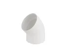 Codo 45° pvc sanitario de 110mm, uso de drenaje domestico