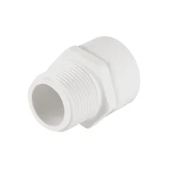 Adaptador macho amanco cedula 40 de 1"