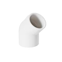 Codo amanco de 45° pvc cedula 40 1/2"