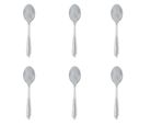 Set 6 cucharas café acero inoxidable