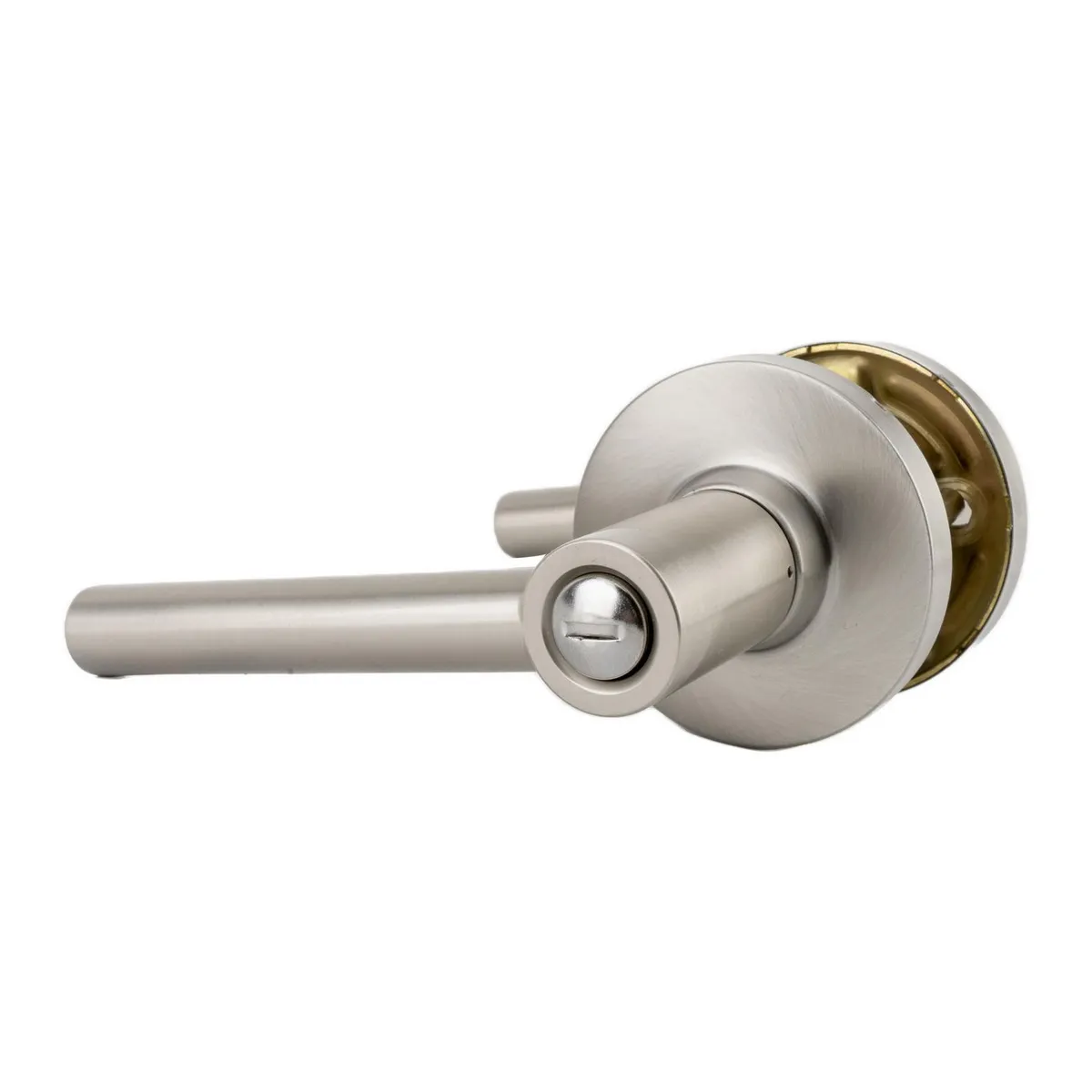 Kwikset - Manija p/baño niquel satín