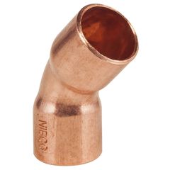 Codo 45° 3/8" Cobre
