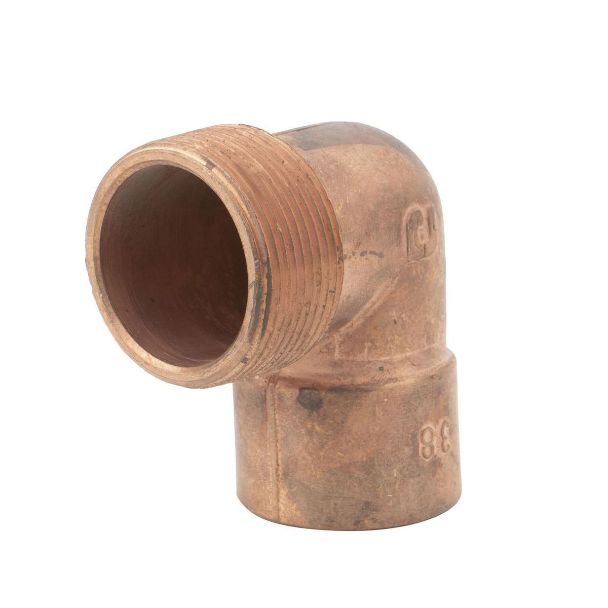 Iusa - Codo rosca exterior 1 1/2 cobre